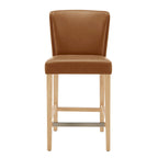 Tabouret de comptoir en similicuir Albie KD