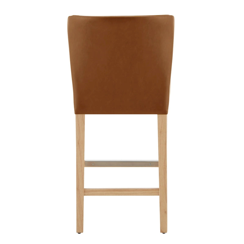 Tabouret de comptoir en similicuir Albie KD