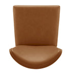Tabouret de comptoir en similicuir Albie KD