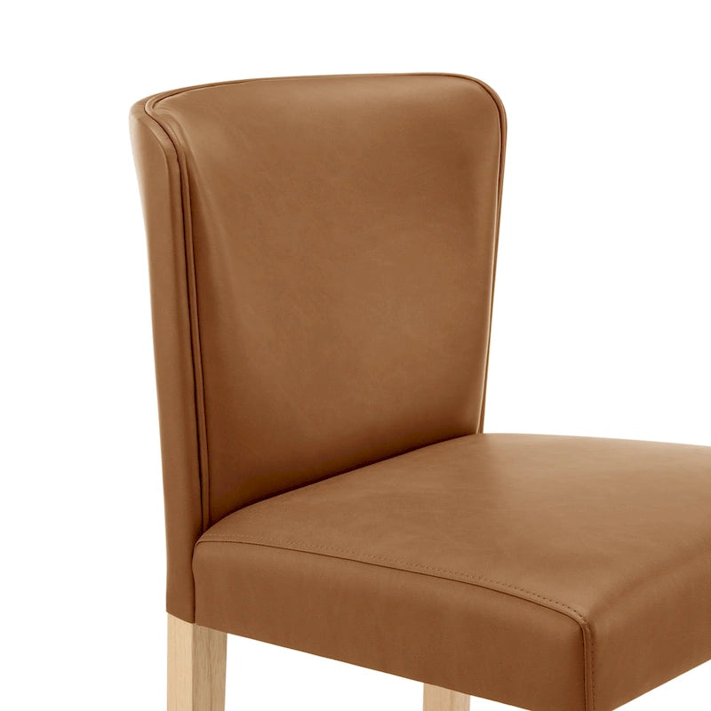 Tabouret de comptoir en similicuir Albie KD