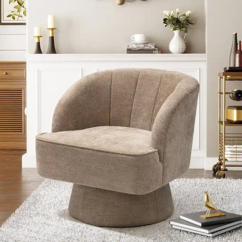 Pellebant Fauteuil pivotant Canapé pour Salon Chambre à coucher