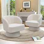 Pellebant Fauteuil pivotant Canapé pour Salon Chambre à coucher