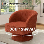 Pellebant Fauteuil pivotant Canapé pour Salon Chambre à coucher