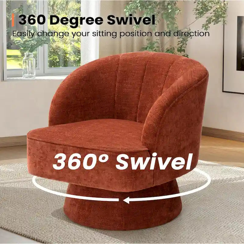 Pellebant Fauteuil pivotant Canapé pour Salon Chambre à coucher