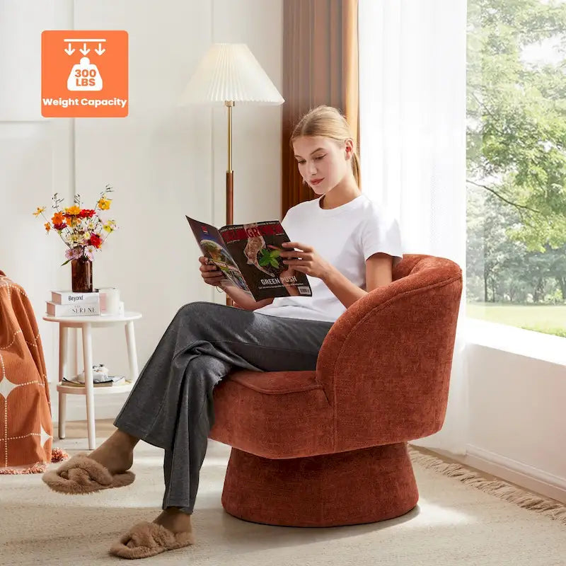 Pellebant Fauteuil pivotant Canapé pour Salon Chambre à coucher