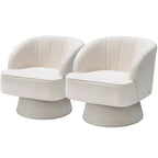 Pellebant Fauteuil pivotant Canapé pour Salon Chambre à coucher
