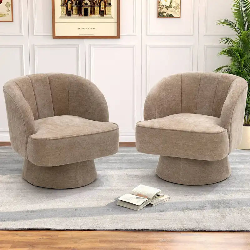 Pellebant Fauteuil pivotant Canapé pour Salon Chambre à coucher