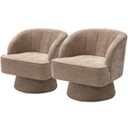 Pellebant Fauteuil pivotant Canapé pour Salon Chambre à coucher