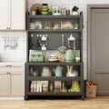 Meubles de rangement de cuisine à roulettes - Étagère de boulangerie, Meuble à micro-ondes, Organisateur de rangement