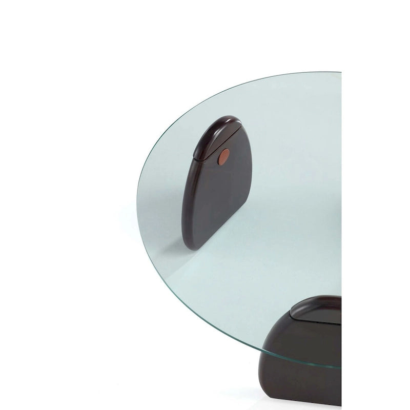 Table Basse Moderne Manhattan Comfort Artesia Noyer Foncé