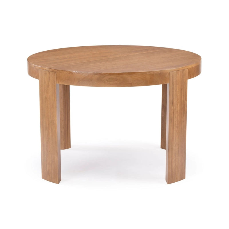 Table de salle à manger ronde en bois massif Plank and Beam Contour - 47