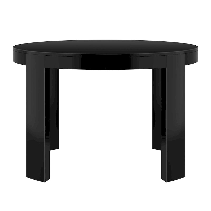 Table de salle à manger ronde en bois massif Plank and Beam Contour - 47
