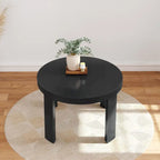 Table de salle à manger ronde en bois massif Plank and Beam Contour - 47
