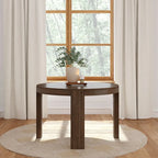 Table de salle à manger ronde en bois massif Plank and Beam Contour - 47