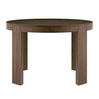 Table de salle à manger ronde en bois massif Plank and Beam Contour - 47