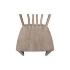 Chaises de salle à manger Soma en bois massif Fanback – Lot de 2, style classique