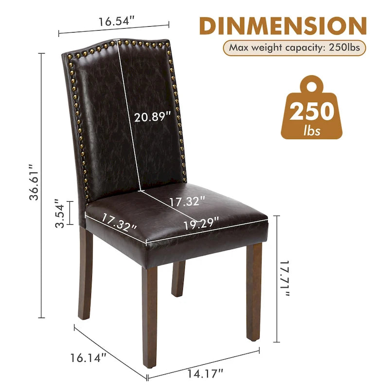 Lot de 2 chaises de salle à manger, chaises de salle à manger modernes du milieu du siècle, chaise longue d'extérieur pour salon et chambre à coucher, chaises d'appoint de cuisine blanches