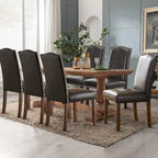 Lot de 2 chaises de salle à manger, chaises de salle à manger modernes du milieu du siècle, chaise longue d'extérieur pour salon et chambre à coucher, chaises d'appoint de cuisine blanches
