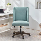 Chaise de bureau à roulettes Huimo, pivotante à 360°