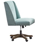 Chaise de bureau à roulettes Huimo, pivotante à 360°