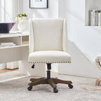 Chaise de bureau à roulettes Huimo, pivotante à 360°