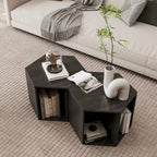 Table basse hexagonale, table d'appoint, table de chevet