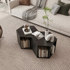 Table basse hexagonale, table d'appoint, table de chevet