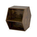 Table basse hexagonale, table d'appoint, table de chevet