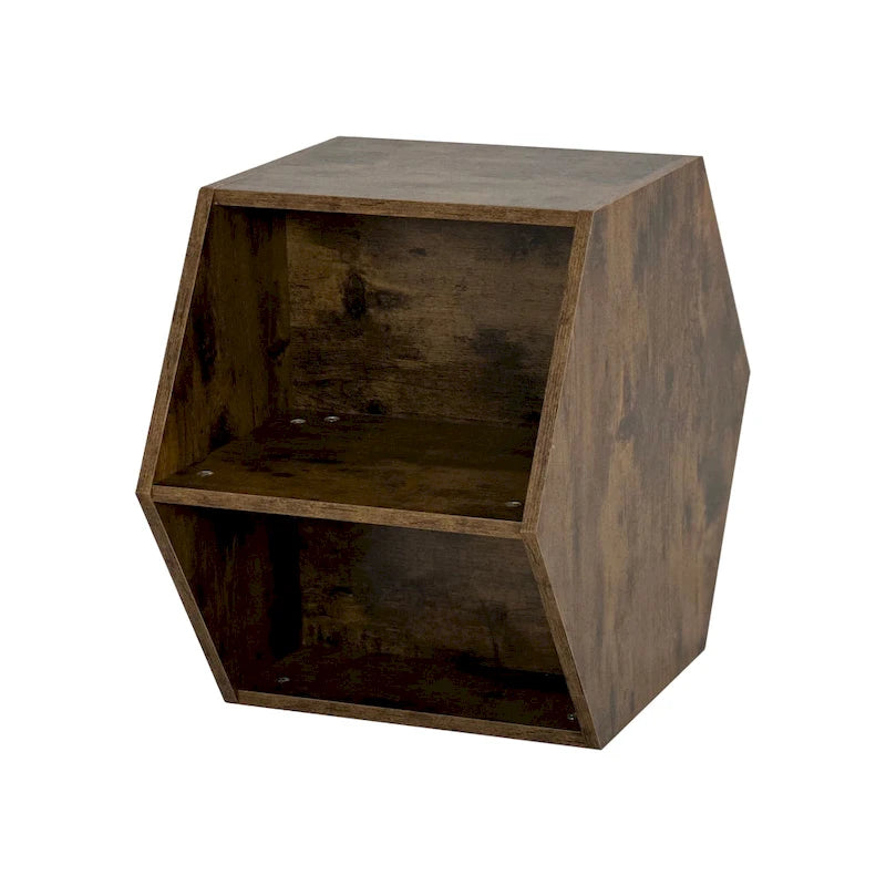 Table basse hexagonale, table d'appoint, table de chevet