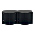 Table basse hexagonale, table d'appoint, table de chevet