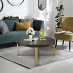 Meuble de rangement de style campagnard avec étagère réglable et porte coulissante – Salle de bain et salon