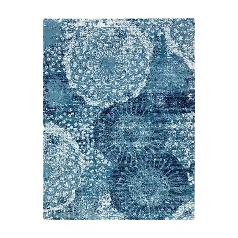 Tapis de chaise Rug’d 91 x 122 cm – Polyester Jacquard, antidérapant, planchers durs et tapis