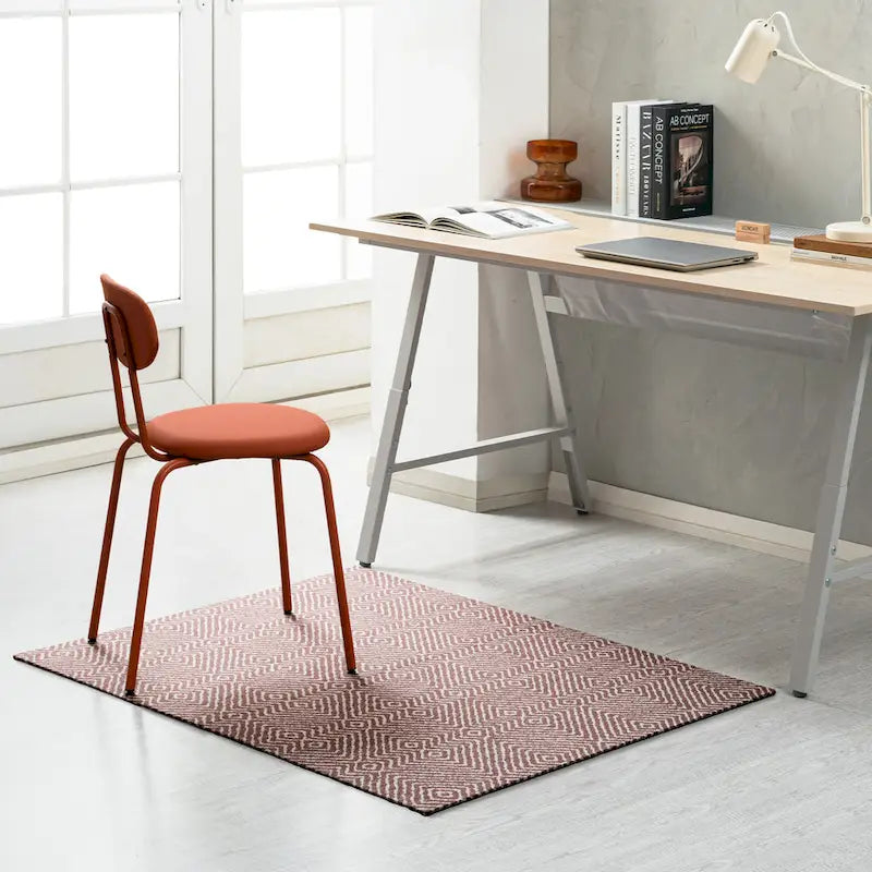 Tapis de chaise Rug’d 91 x 122 cm – Polyester Jacquard, antidérapant, planchers durs et tapis
