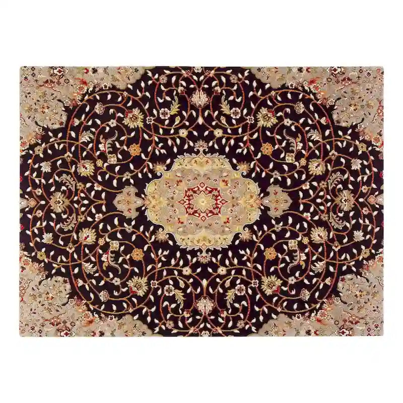 Tapis de chaise Rug’d 91 x 122 cm – Polyester Jacquard, antidérapant, planchers durs et tapis