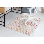 Tapis de chaise Rug’d 91 x 122 cm – Polyester Jacquard, antidérapant, planchers durs et tapis