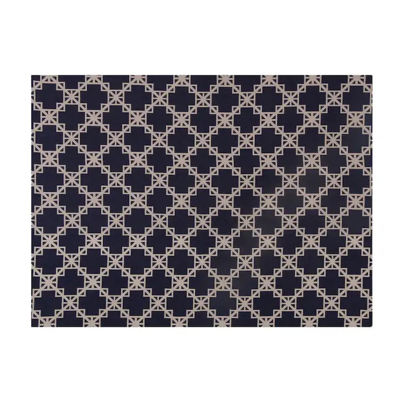 Tapis de chaise Rug’d 91 x 122 cm – Polyester Jacquard, antidérapant, planchers durs et tapis