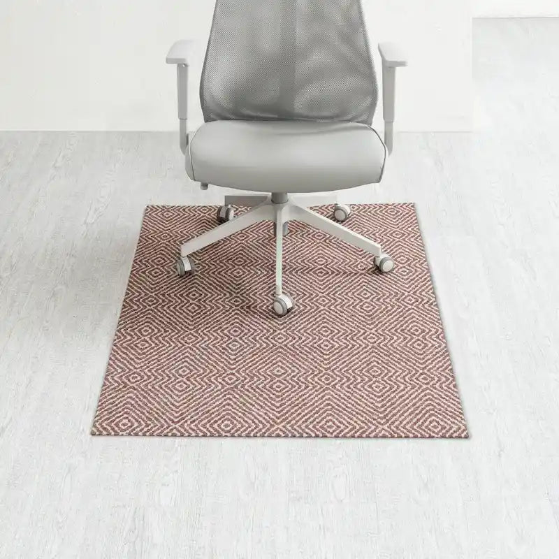 Tapis de chaise Rug’d 91 x 122 cm – Polyester Jacquard, antidérapant, planchers durs et tapis
