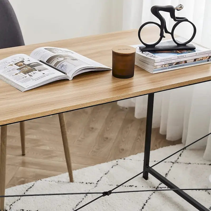 Pupitre d'écolier Suprima X-Style hêtre – Bureau d'écriture compact pour chambre standard