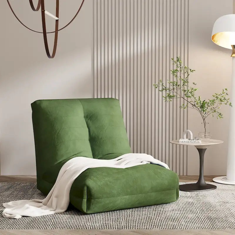 Pouf géant Mieres, canapé de sol paresseux, pouf d'angle pour adultes, canapé Tatami avec remplissage en éponge