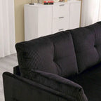 Le canapé d'angle de rangement se déplie en fauteuil relax
