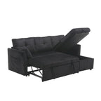 Le canapé d'angle de rangement se déplie en fauteuil relax