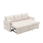 Le canapé d'angle de rangement se déplie en fauteuil relax