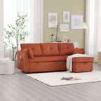 Le canapé d'angle de rangement se déplie en fauteuil relax