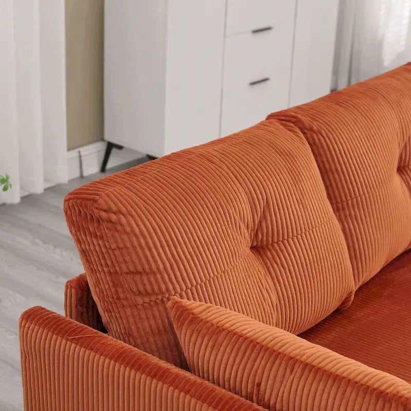 Le canapé d'angle de rangement se déplie en fauteuil relax