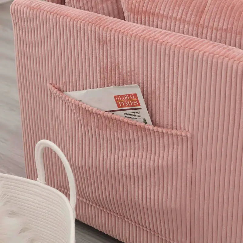 Le canapé d'angle de rangement se déplie en fauteuil relax