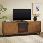 Meuble TV 70 pouces Middlebrook avec foyer électrique